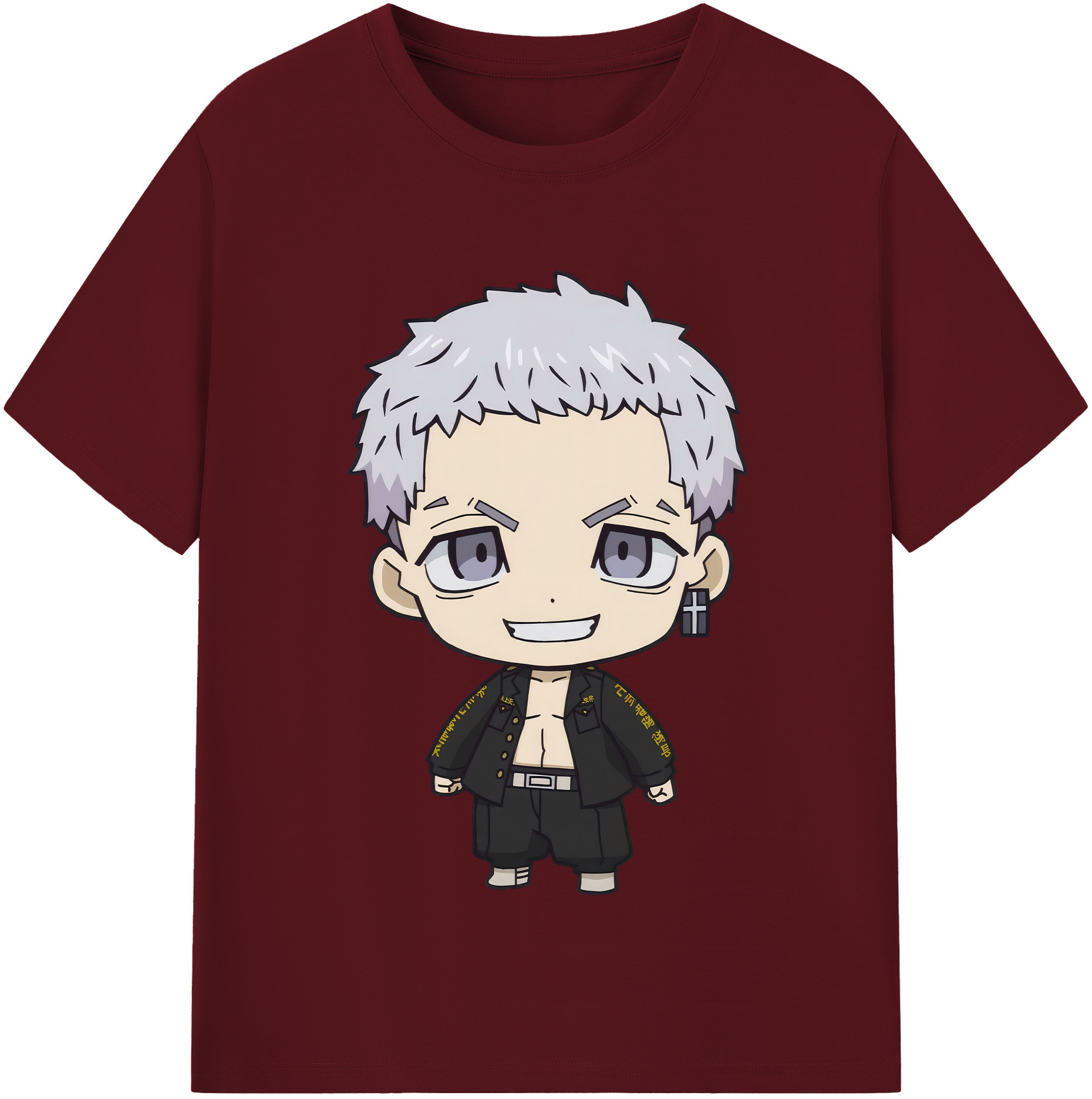 （画像用） 東京リベンジャーズ Tokyo Revengers 綿100％半袖Tシャツ（フロントプリント）